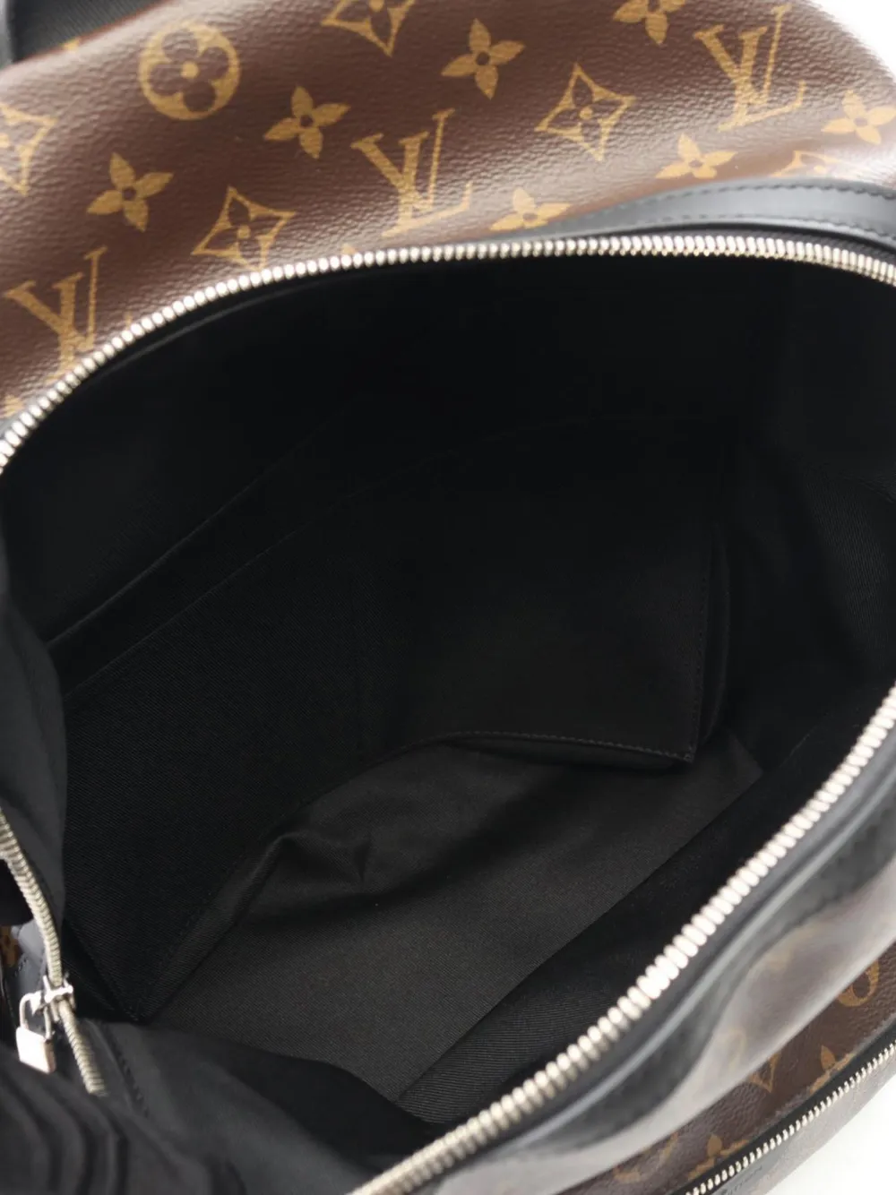 Pre-owned Louis Vuitton 2021-2025 Monogram Macassar Discovery Pm Backpack In Brown