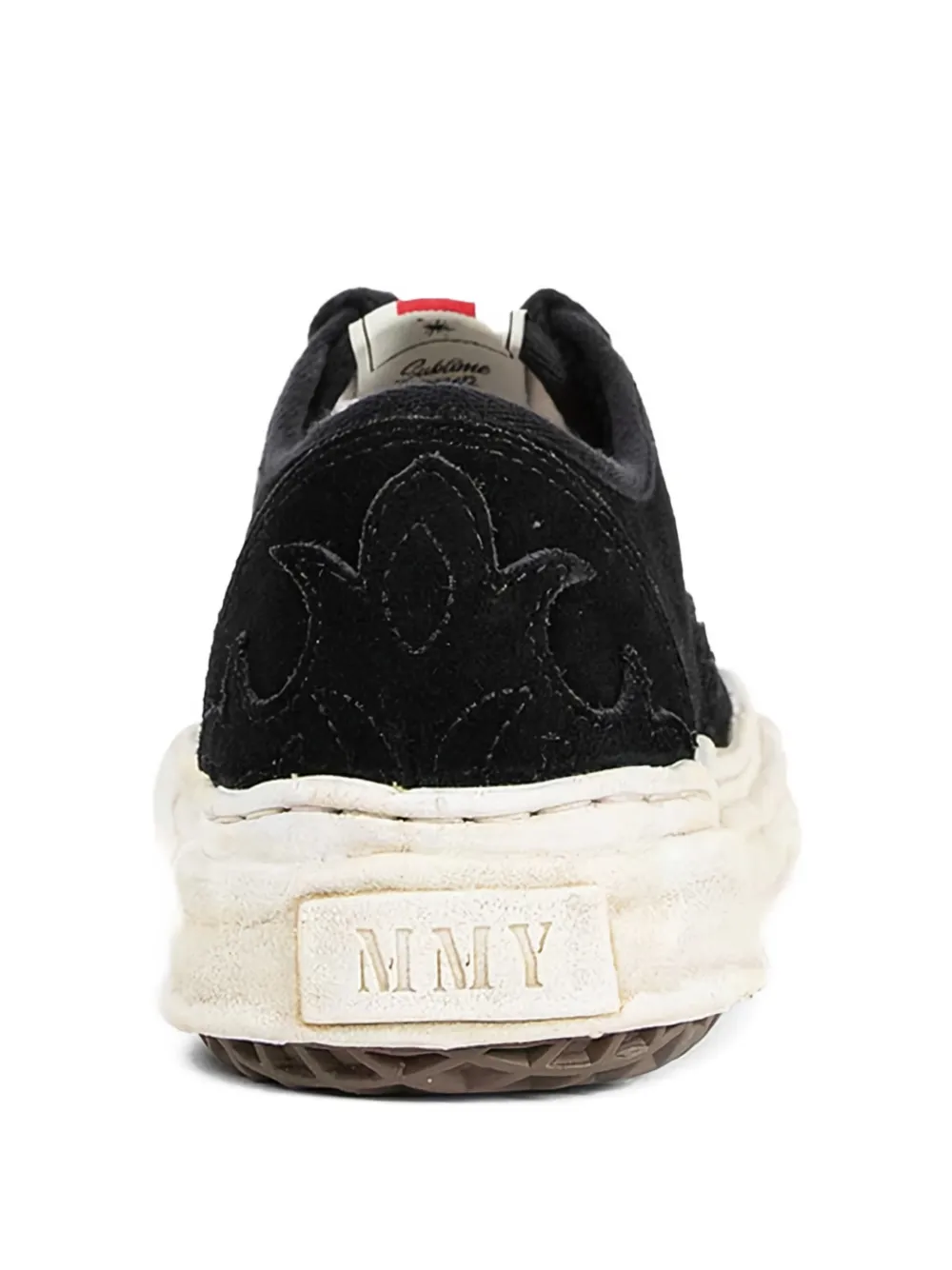 Maison MIHARA YASUHIRO Original Sole Western suède sneakers Zwart