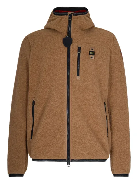 Blauer hooded zip-up jacket