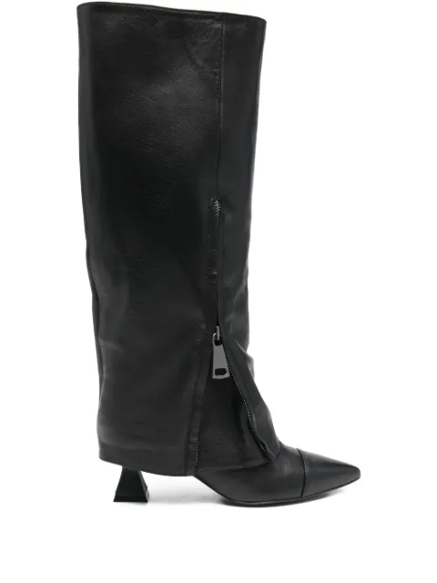 ALCHIMIA 60mm zip pointed boots