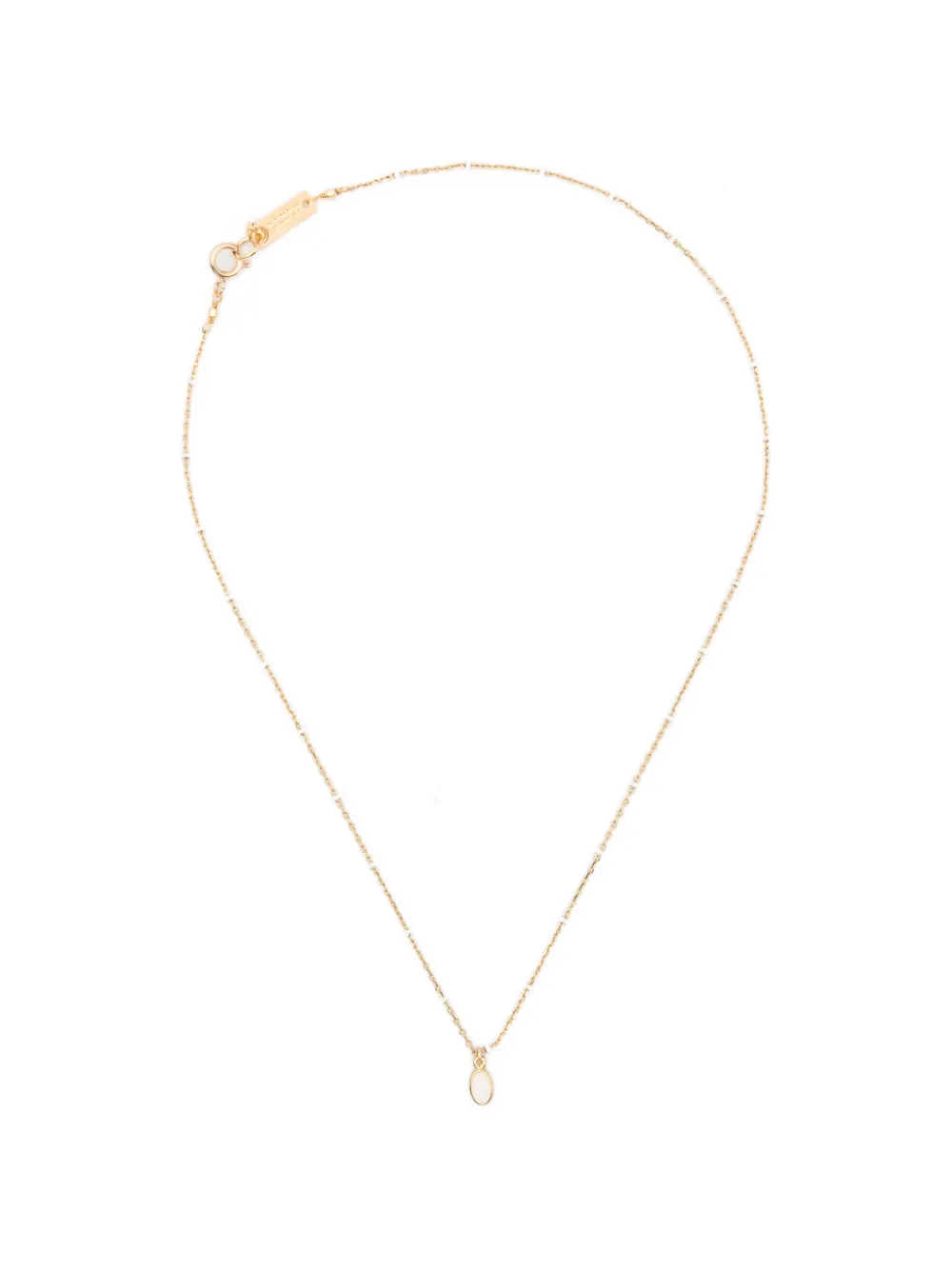 ISABEL MARANT Collana con pendente ovale - Oro