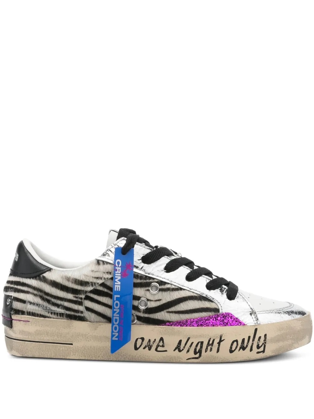 Crime London SK8 Deluxe sneakers Wit