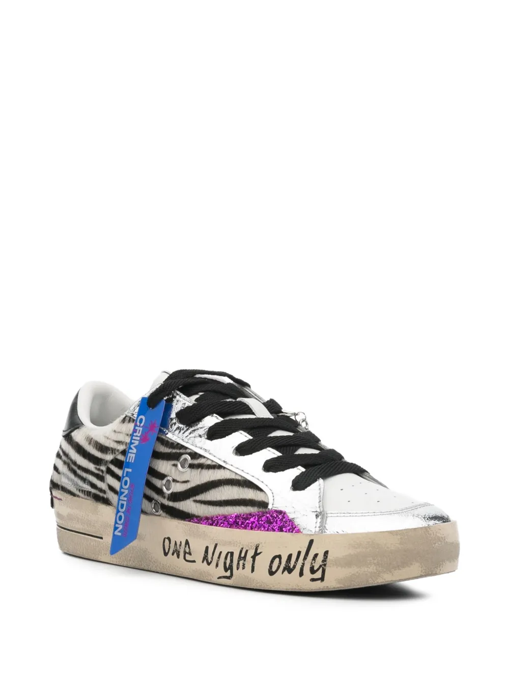 Crime London SK8 Deluxe sneakers Wit