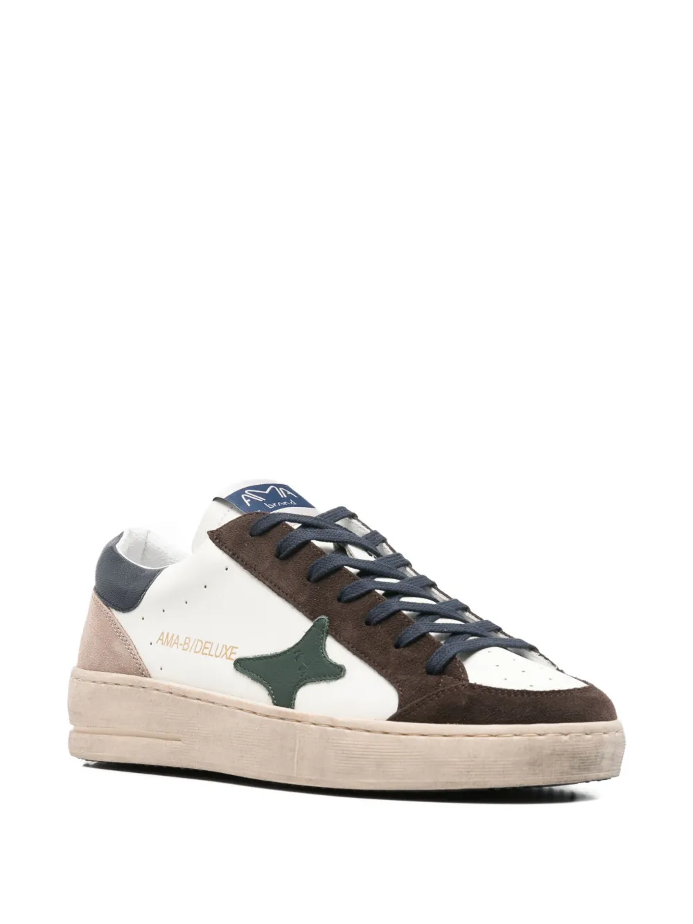 Ama Brand Deluxe sneakers met ster-applicatie Wit