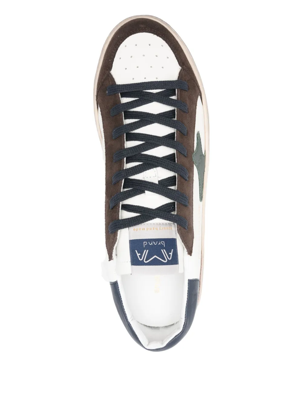 Ama Brand Deluxe sneakers met ster-applicatie Wit