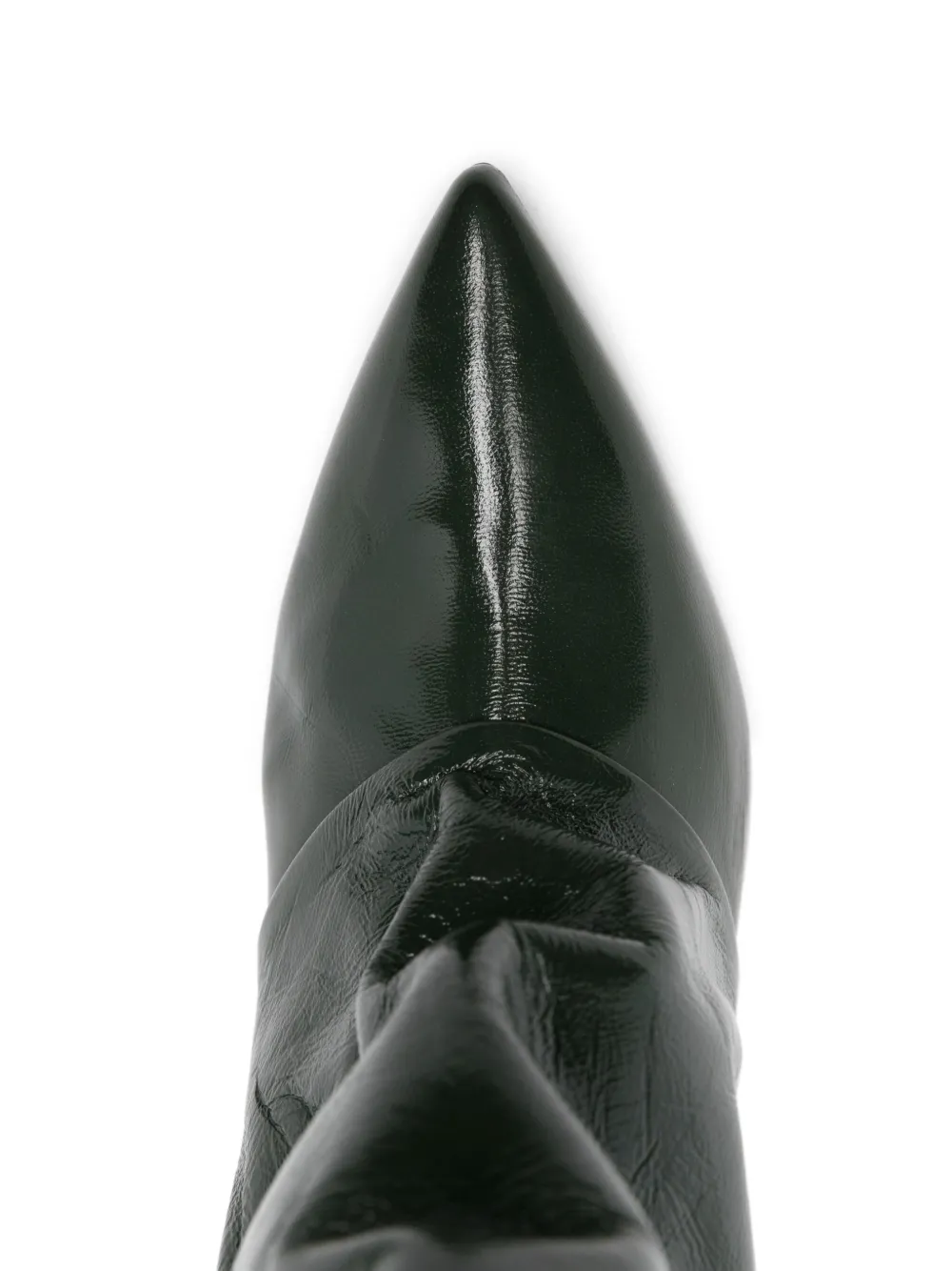 Alchimia 55mm Leather Boots In Green