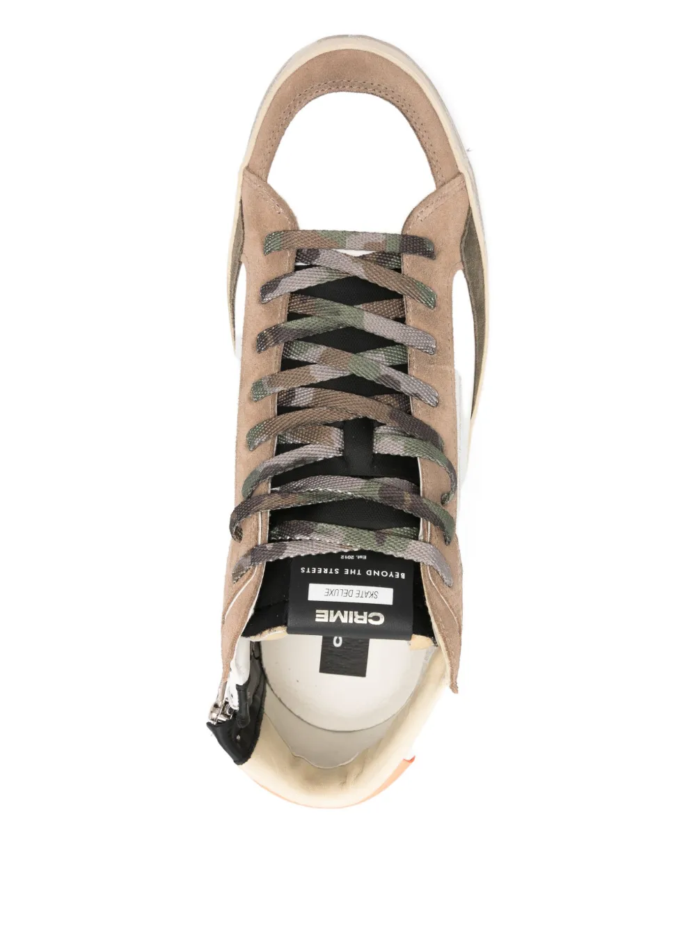 Crime London SK8 Deluxe sneakers Wit