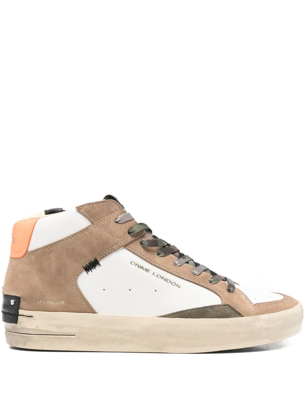 Crime London SK8 Deluxe sneakers Wit