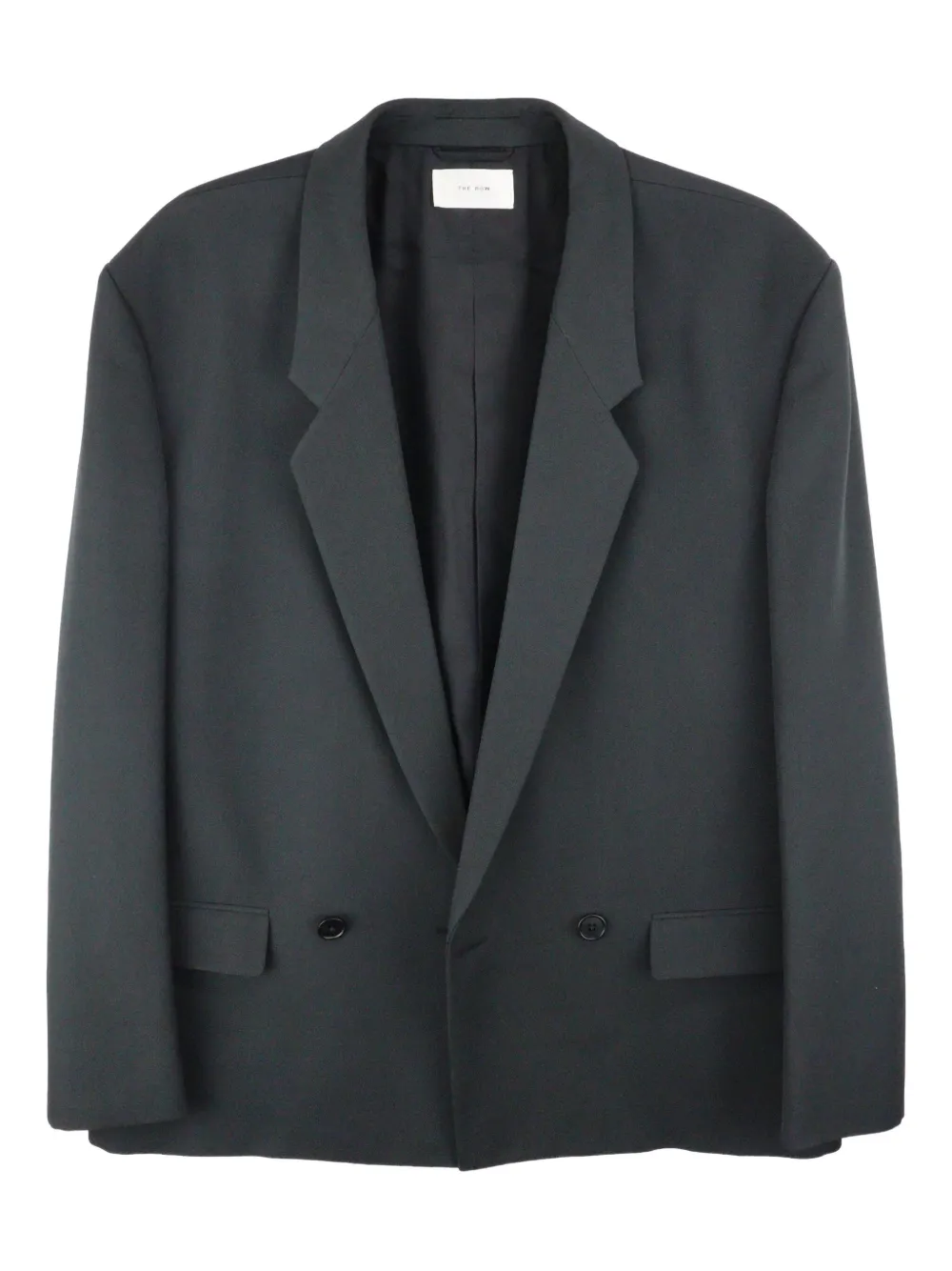 The Row Huxley double-breasted blazer | Grey | Image 1