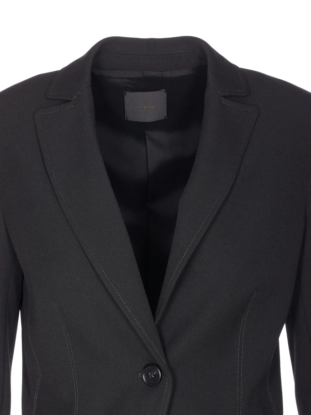 Pinko Granaglie Button Blazer In Black