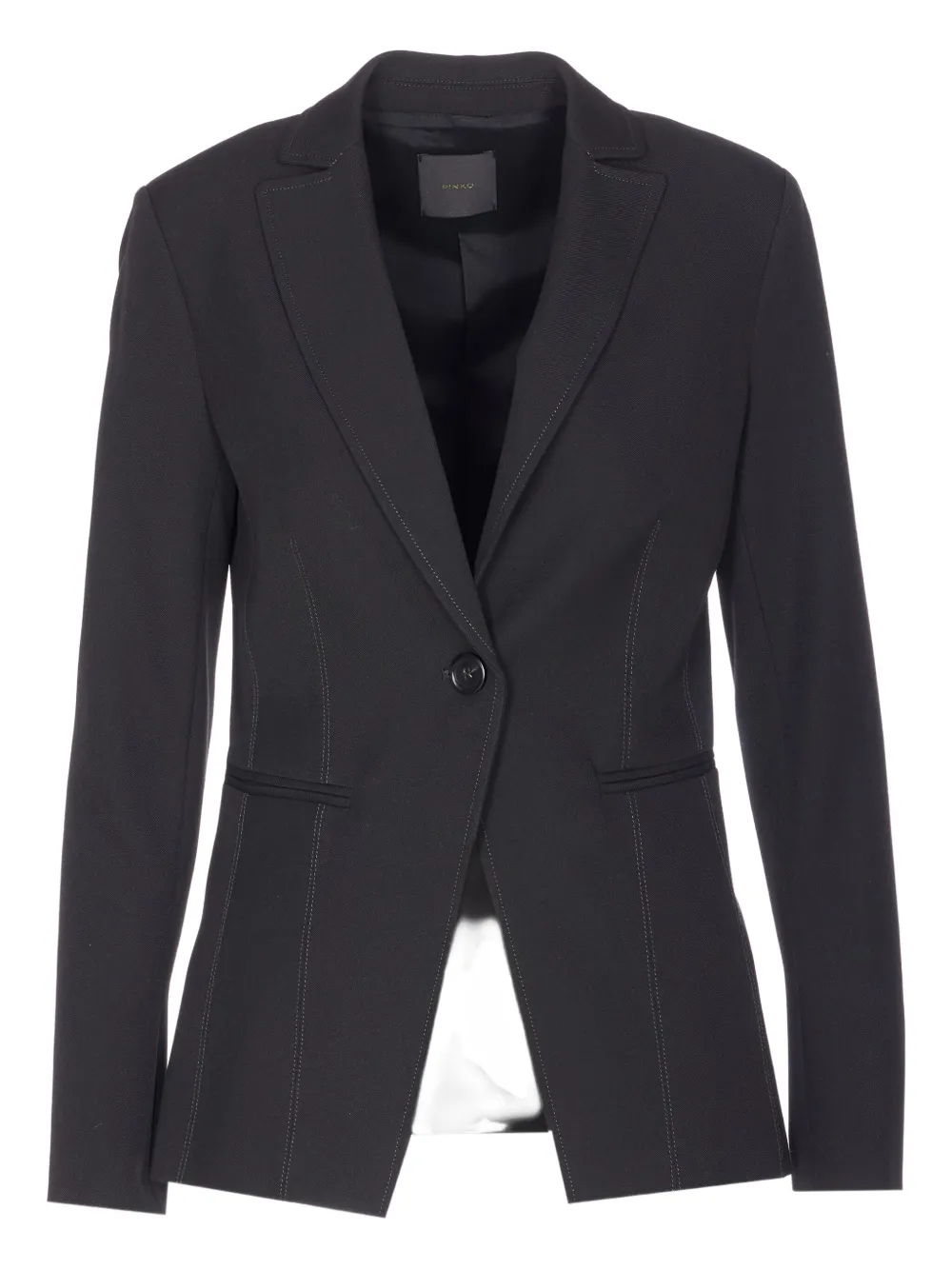 Pinko Granaglie Button Blazer In Black