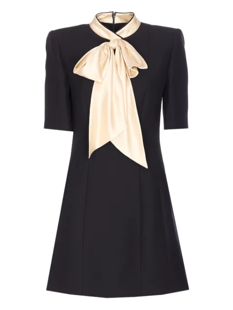 Valentino Garavani bow-detail short-sleeve mini dress