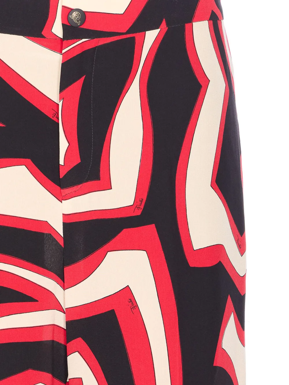 PUCCI Broek met print Zwart