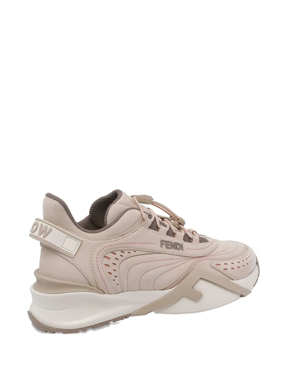 FENDI suede sneakers Beige
