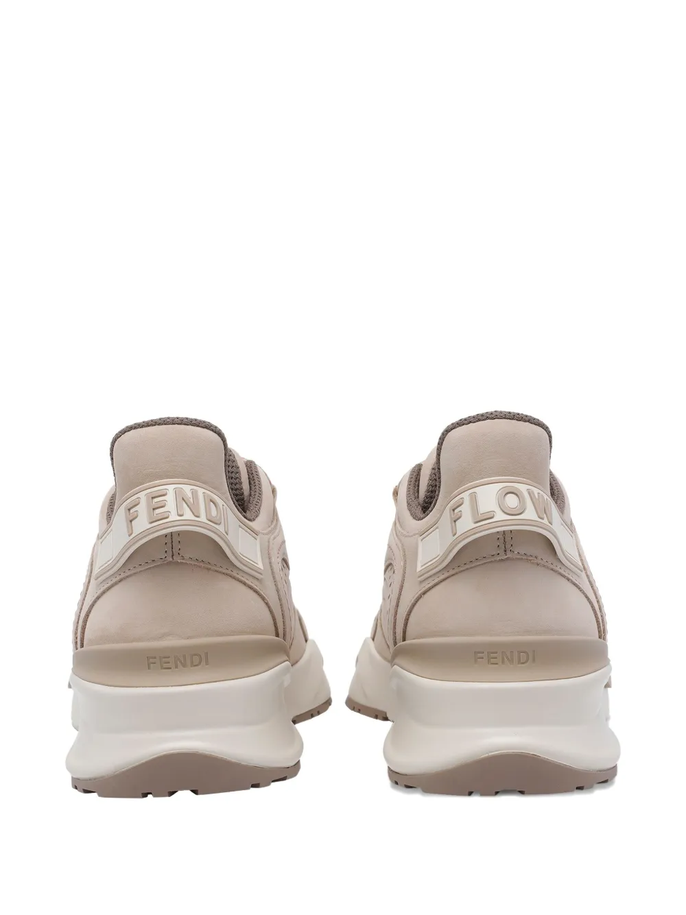 FENDI suede sneakers Beige