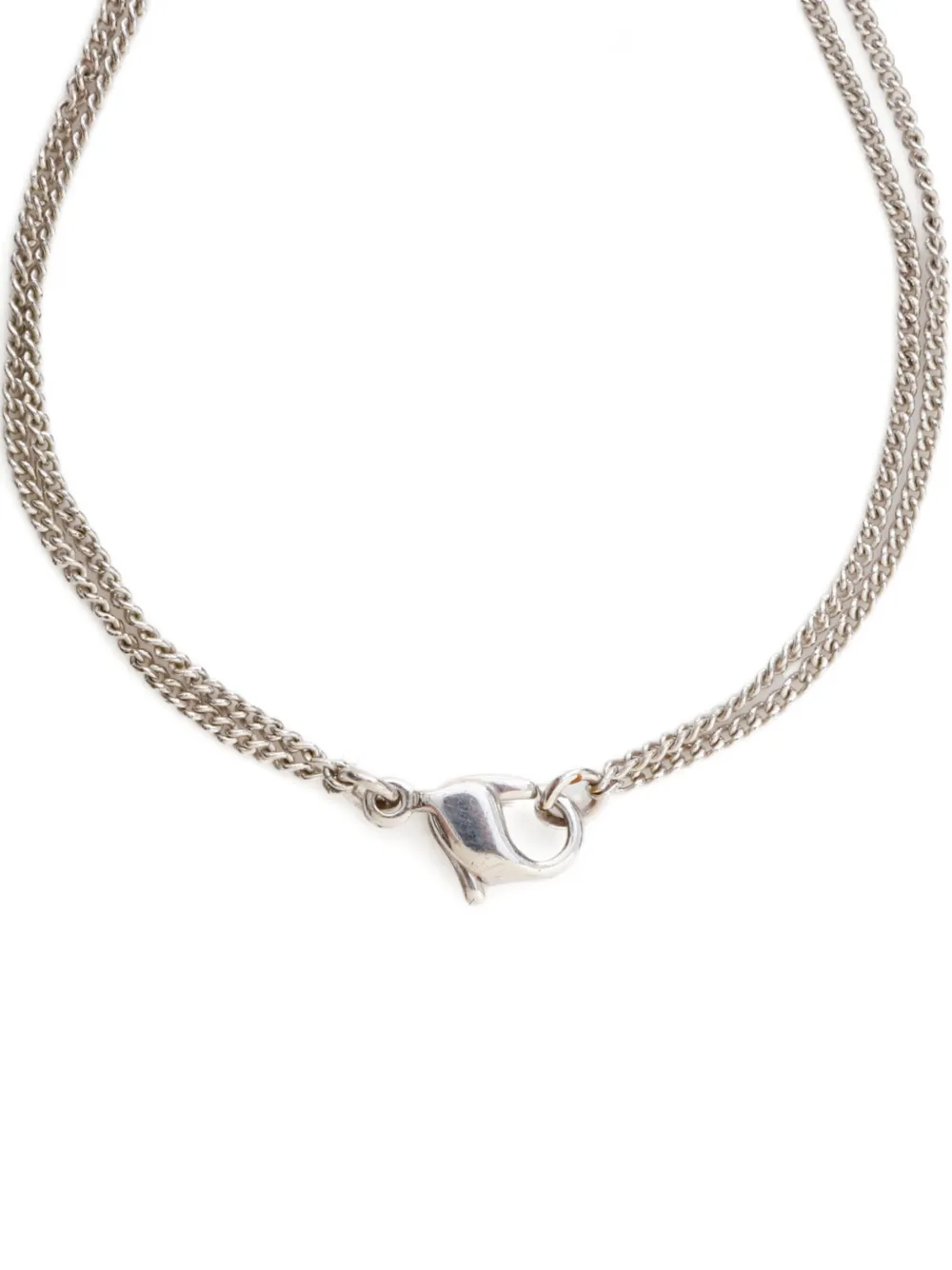 Pre-owned Dior 2000s Logo Bracelet In Silver