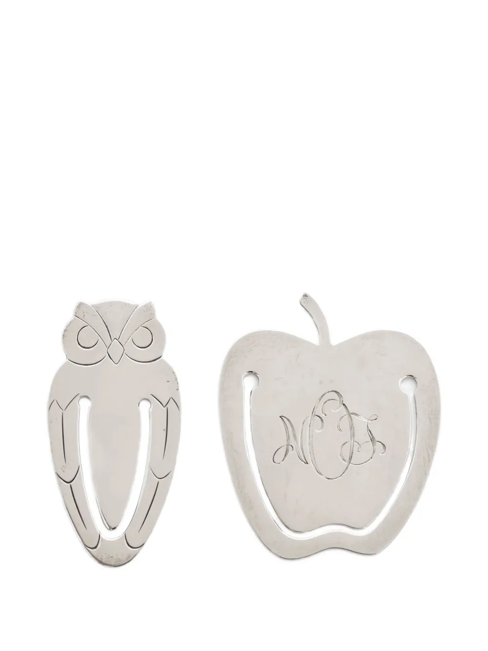 Tiffany & Co. Pre-Owned 2000s Apfel- und Eule-Lesezeichen | Silber | Image 1