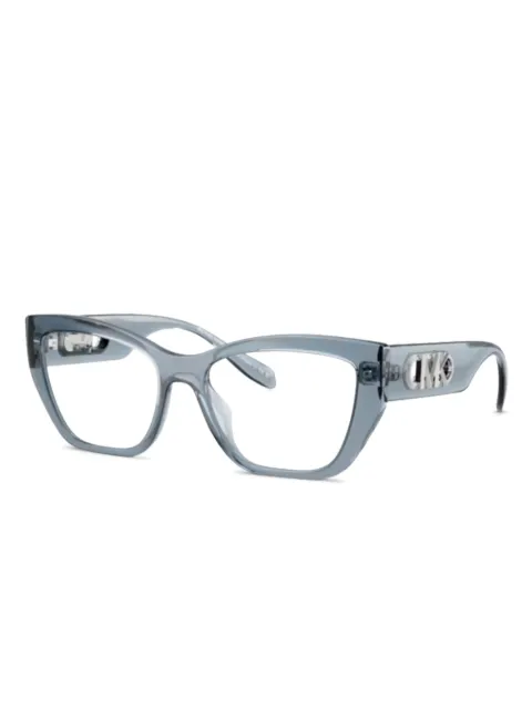 Michael Kors logo geometric-frame glasses