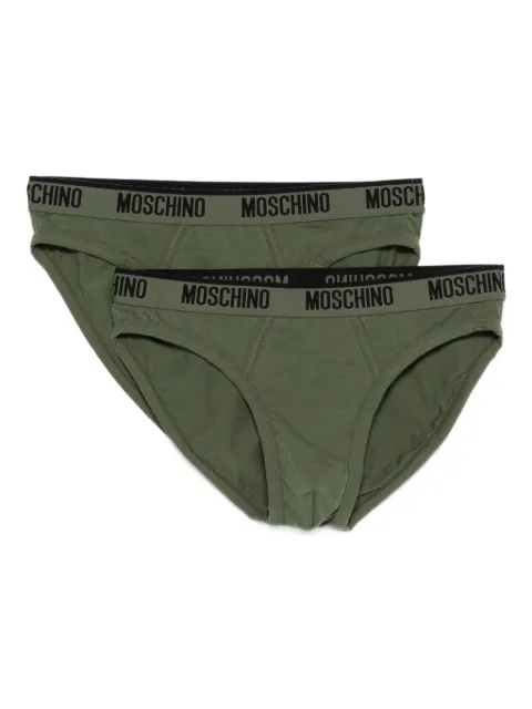 Moschino Twee slips met logoband