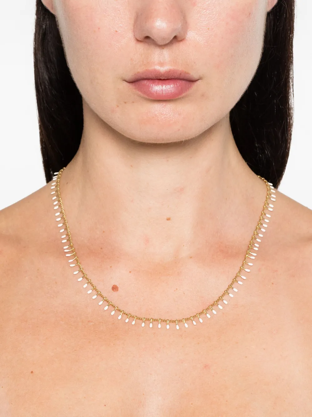 ISABEL MARANT drop chain necklace - Goud