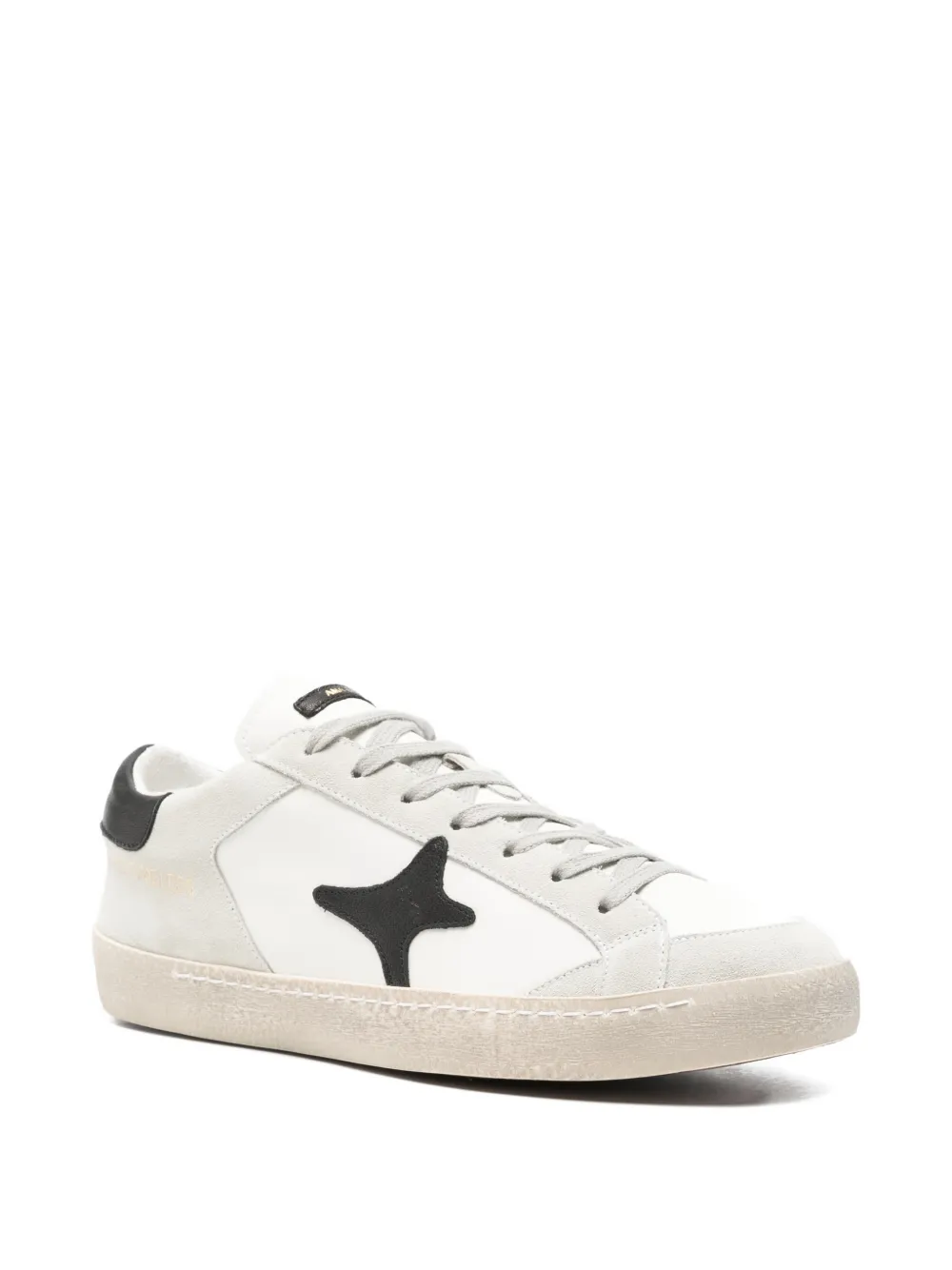 Ama Brand Sneakers met sterrenpatroon Wit