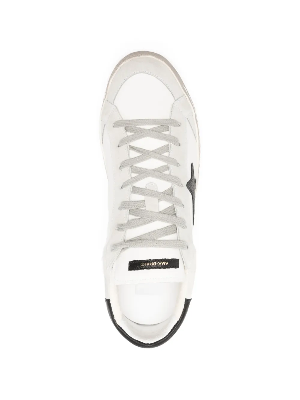 Ama Brand Sneakers met sterrenpatroon Wit