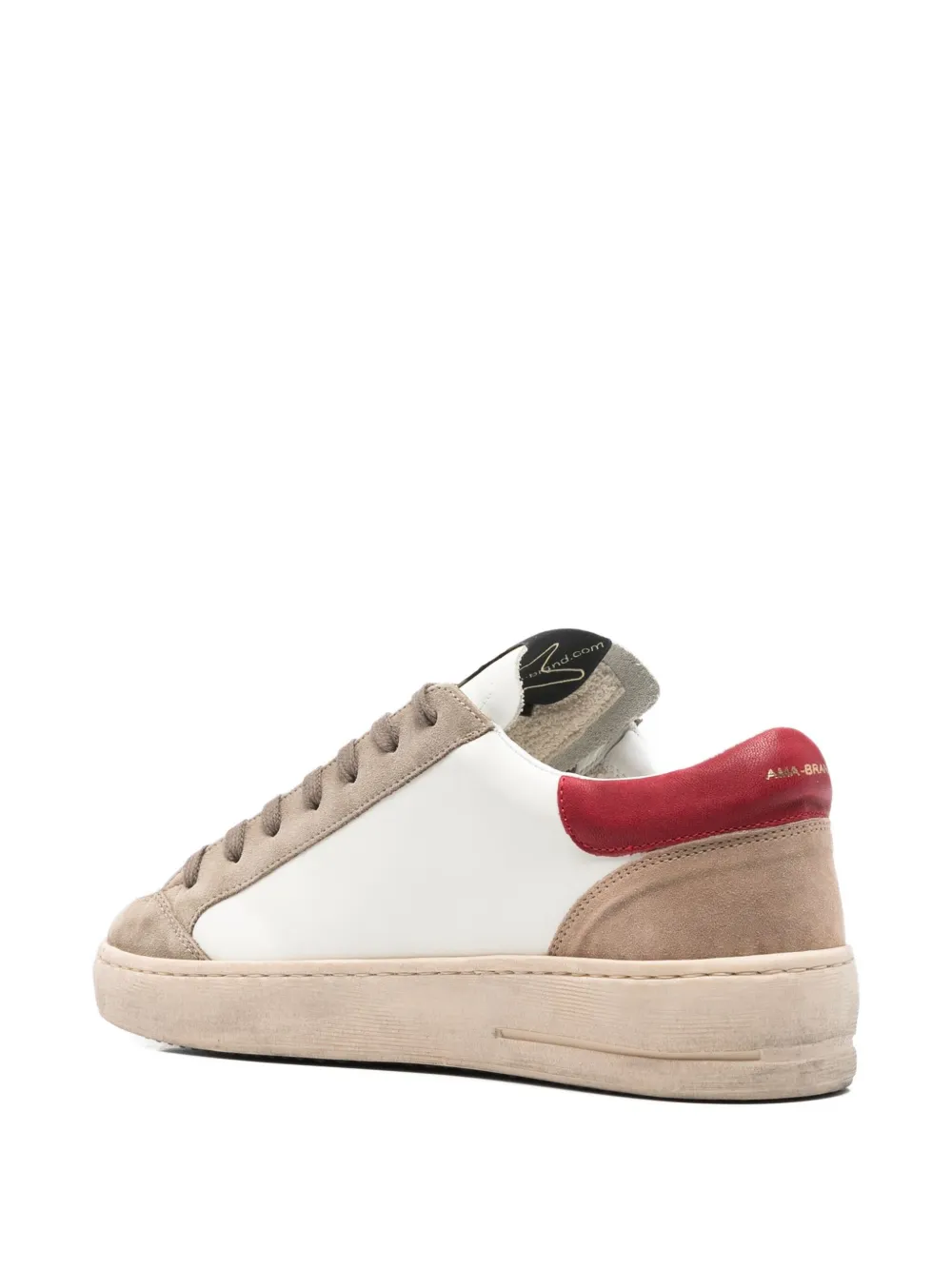 Ama Brand Sneakers met ster-applicatie Bruin