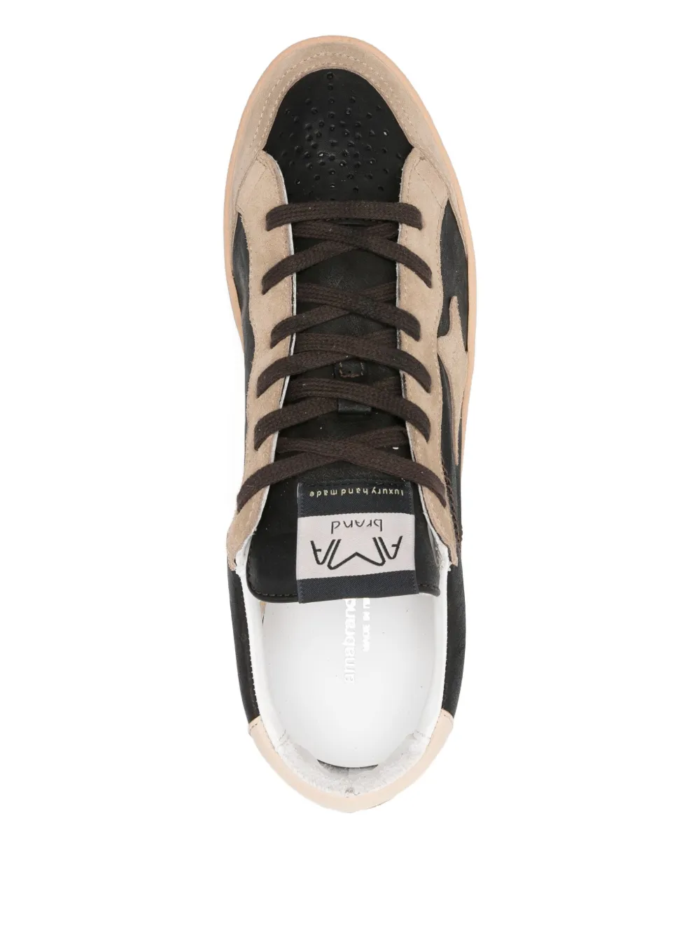 Ama Brand Sneakers met vlakken Zwart