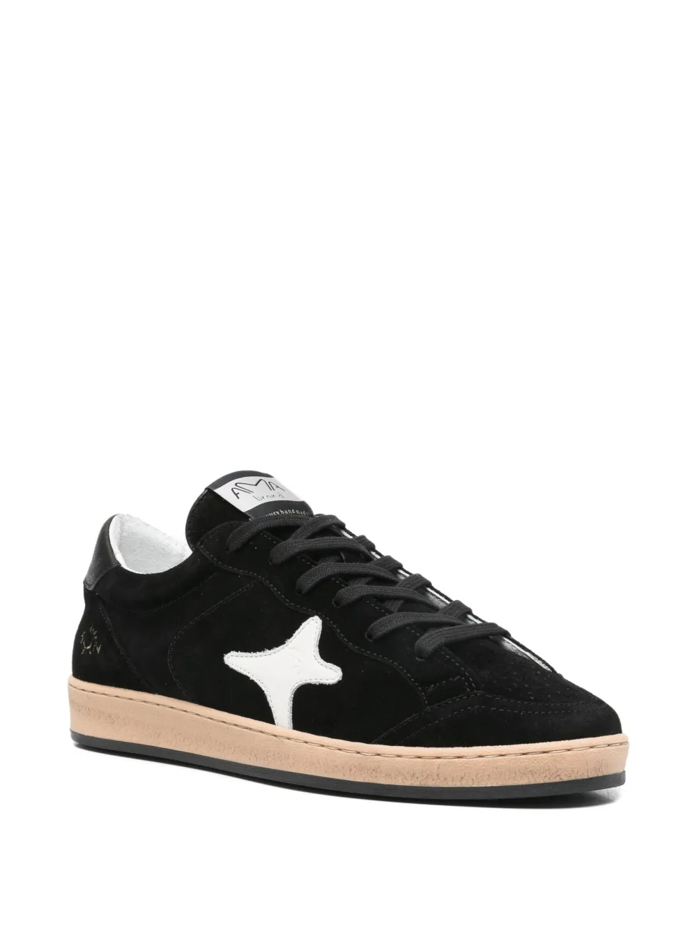 Ama Brand Suède sneakers Zwart