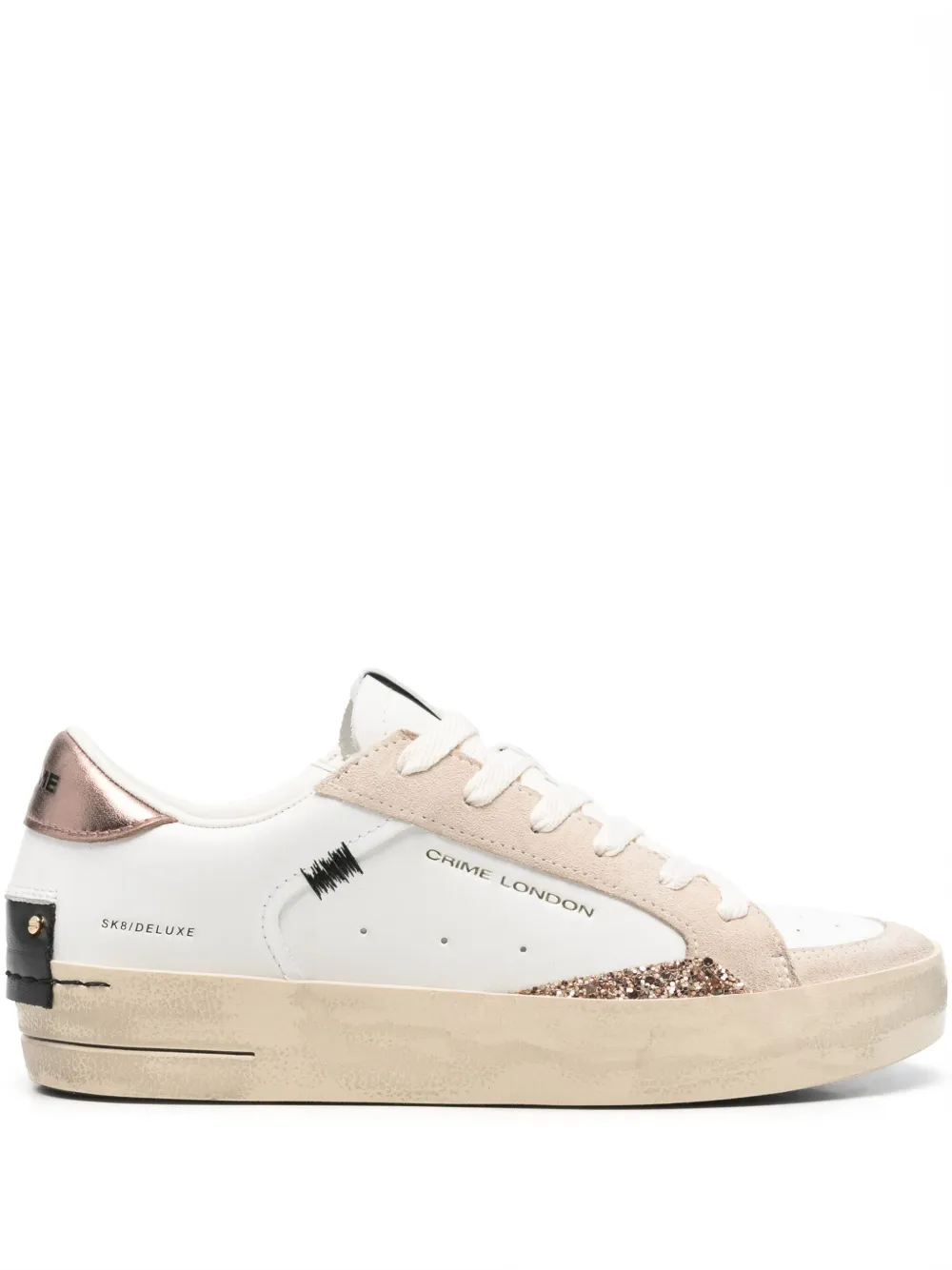 Crime London SK8 Deluxe sneakers Wit