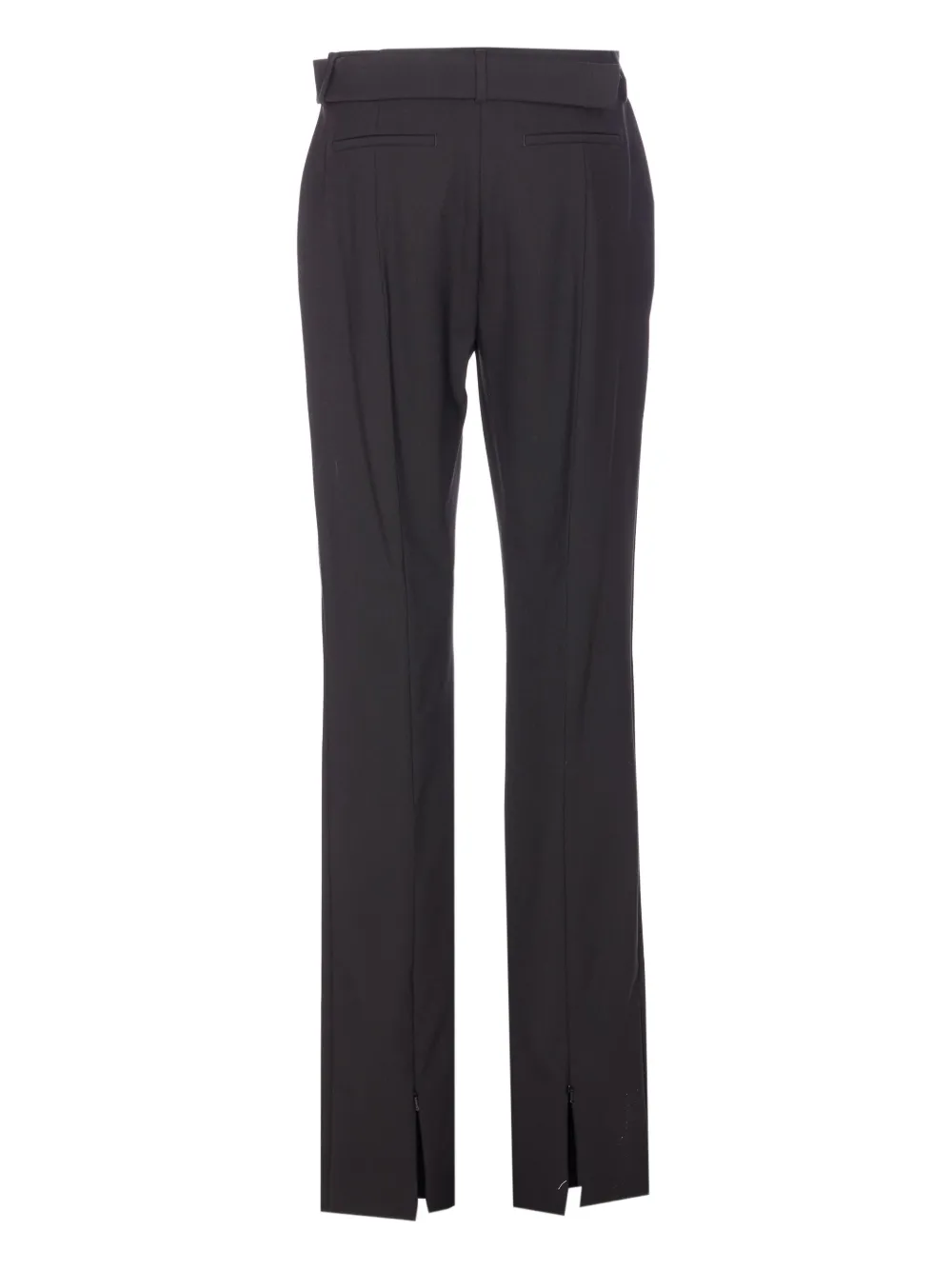 Sportmax Harry button zip trousers - Zwart