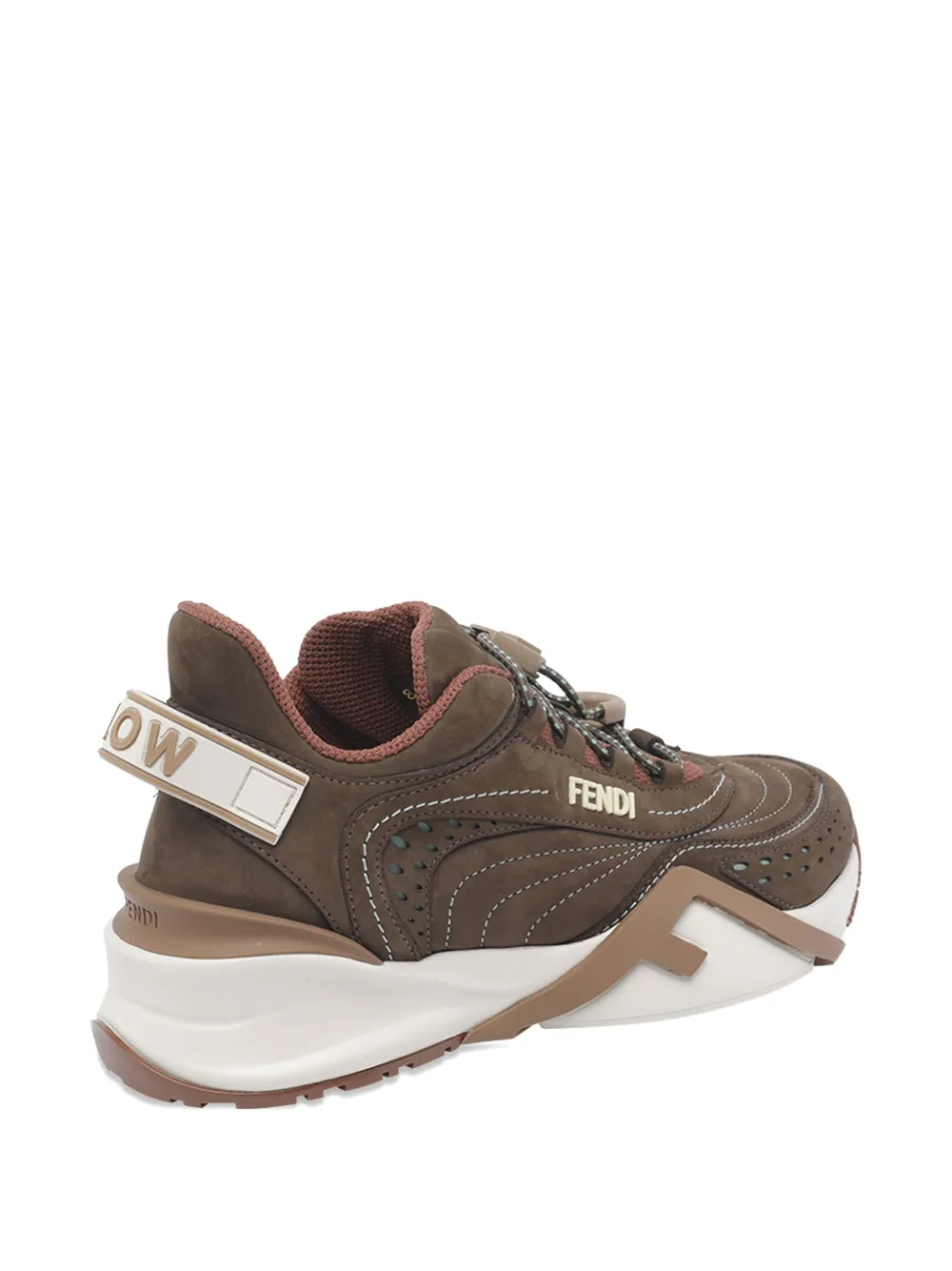 FENDI Flow logo sneakers Bruin