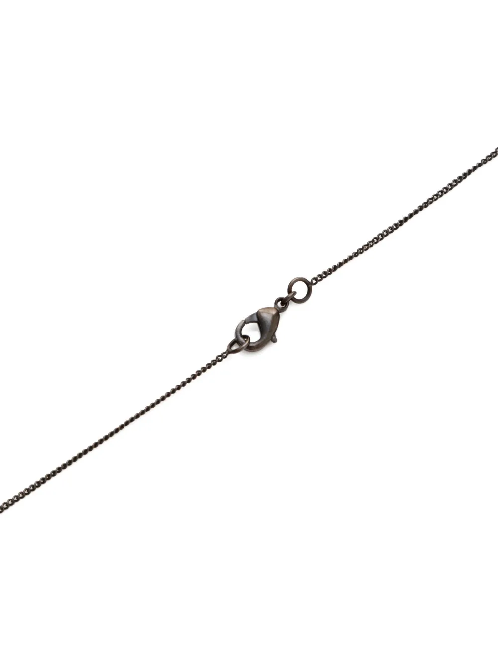 Pre-owned Chanel 2009 Cc-logo Necklace In Silver
