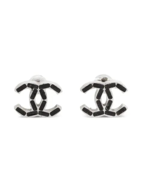 CHANEL Pre-Owned 2009 CC-logo earrings