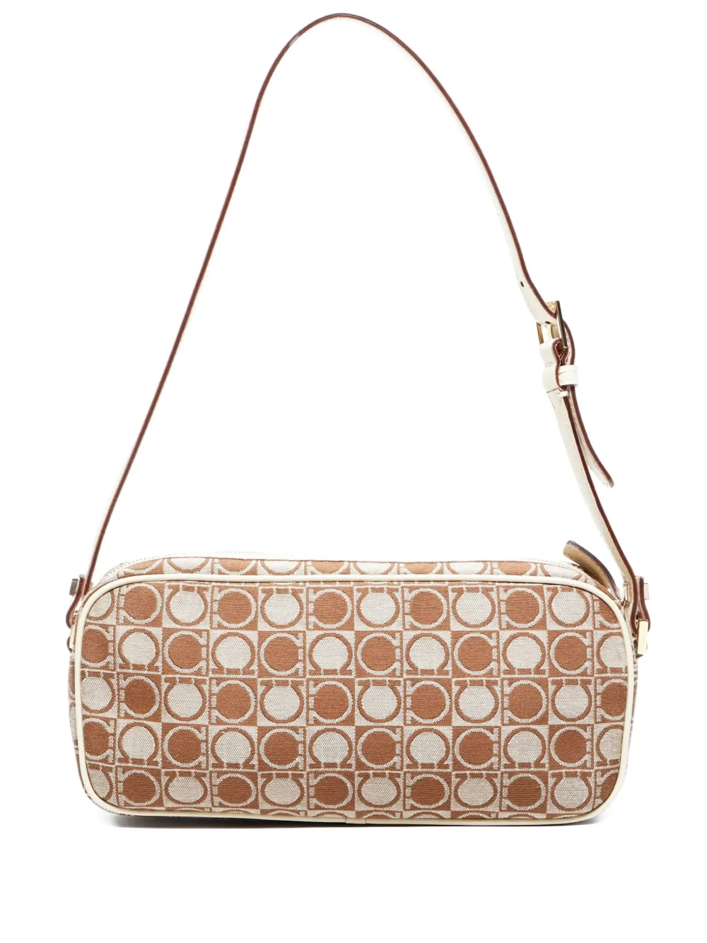 Ferragamo Pre-Owned sac porté épaule à motif Gancini (2000-2015) | tons neutres | Image 1