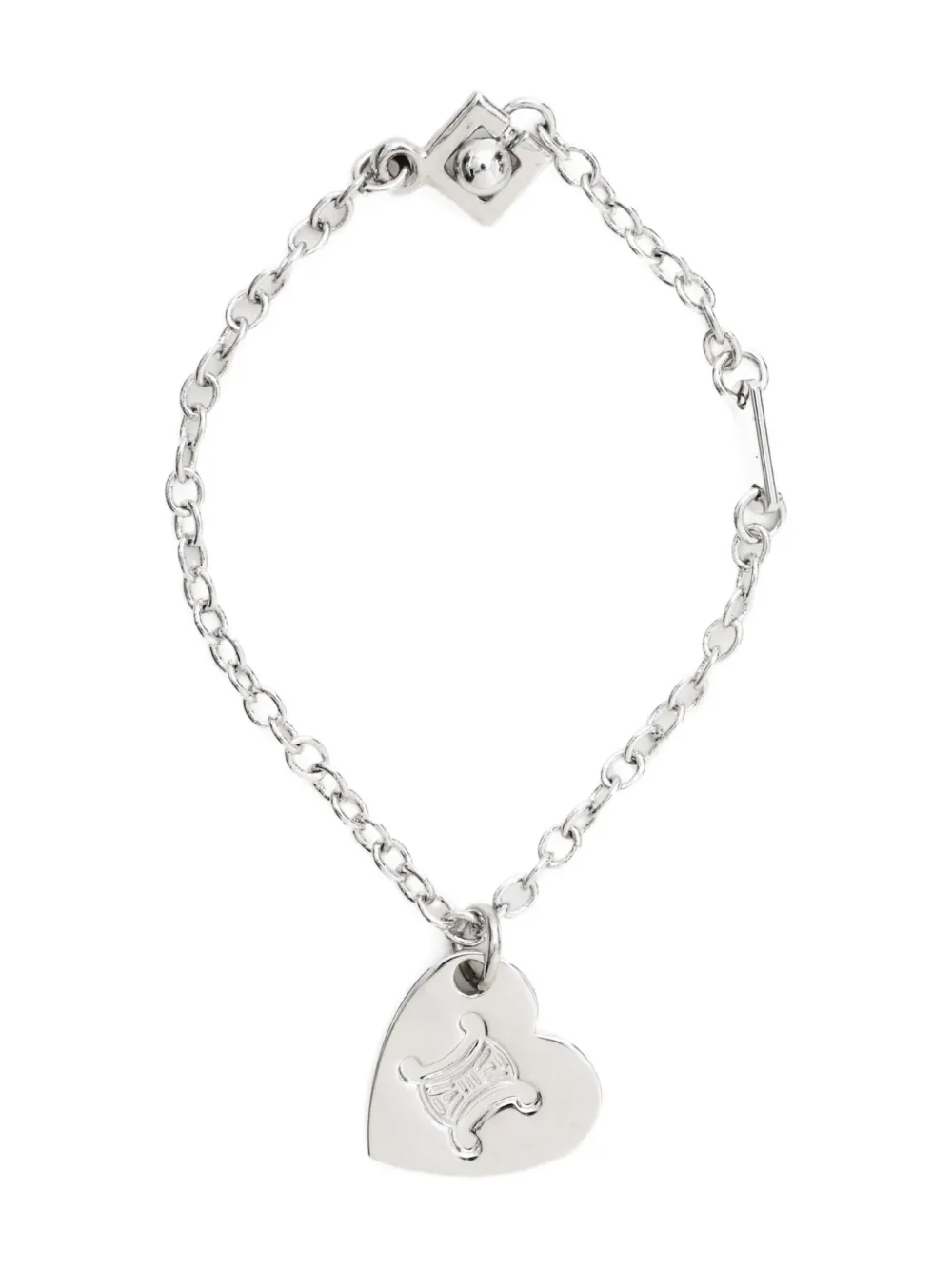 Celine Pre-Owned pulsera con motivo Triomphe 2000 | plateado | Image 1