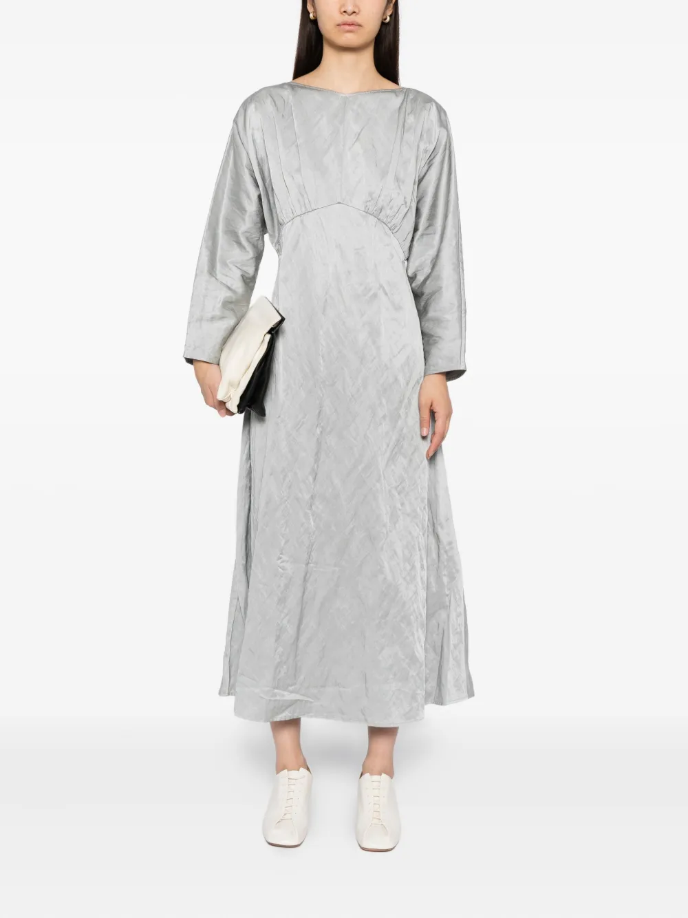 YEAREAST boat-neck dress - Grijs