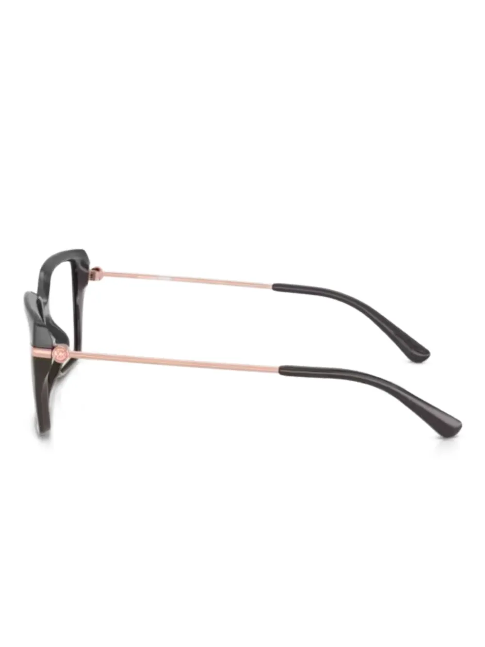 Michael Kors Crete bril met vierkant montuur Zwart