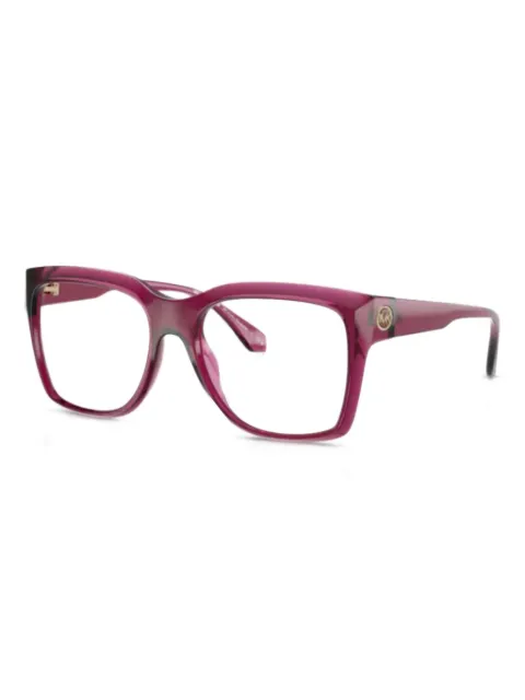 Michael Kors logo square-frame glasses