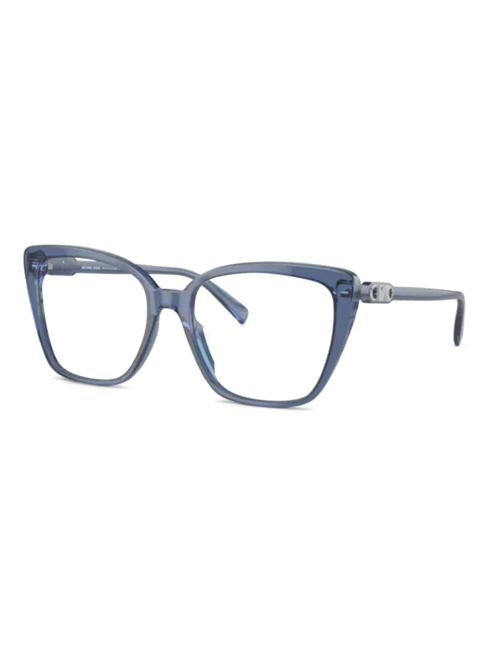 Michael Kors lunettes de vue à monture papillon | bleu | Image 1