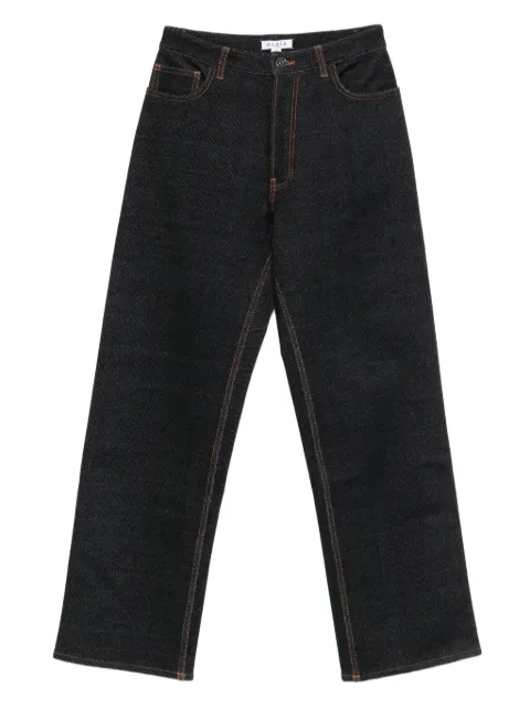 Alaïa contrast-stitching jeans