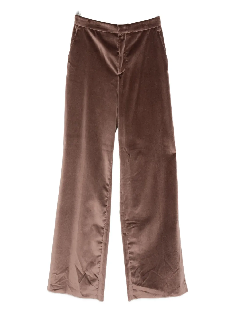 Tagliatore Velvet Trousers In Brown