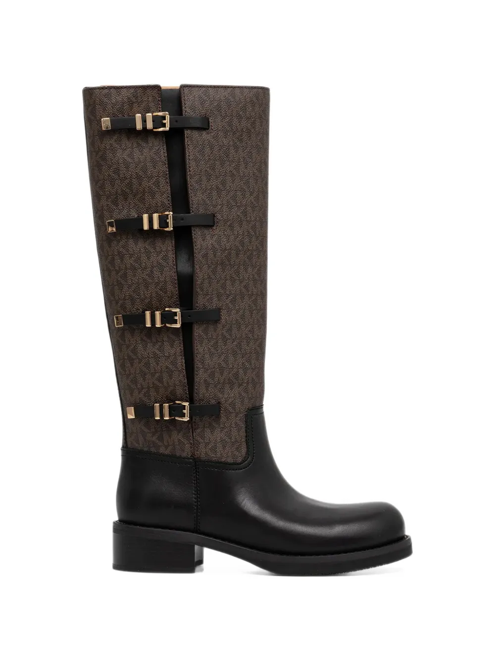 Michael Michael Kors Darrington Signature logo and leather boots - Brown