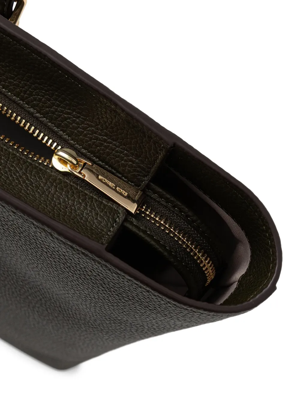 Michael Kors Grote Quinn shopper van bewerkt leer Groen