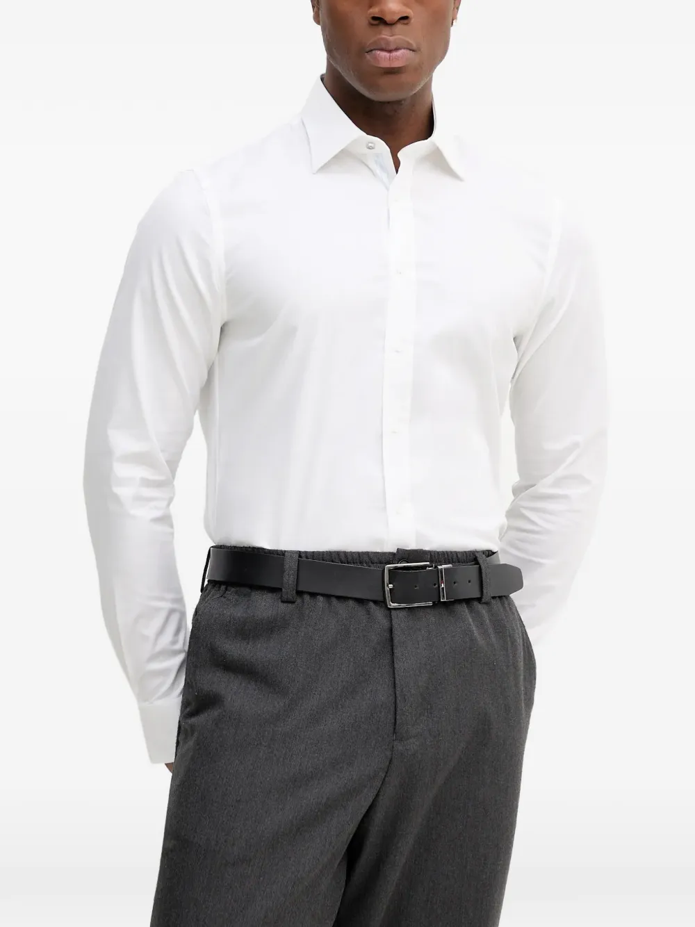 Michael Kors buttoned long-sleeve shirt - Bianco