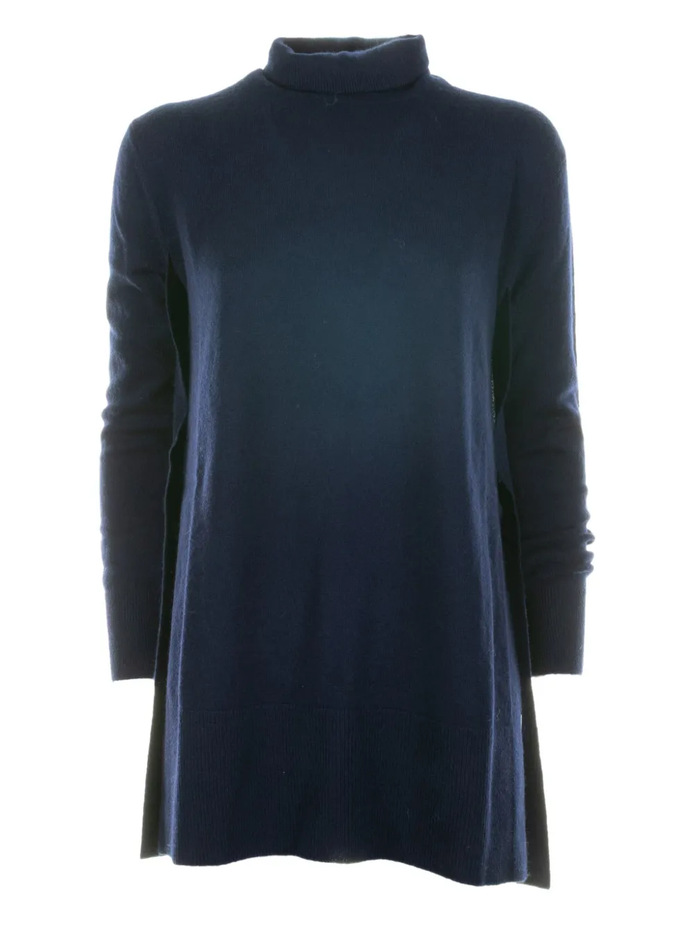 Alpha Studio Roll-neck Sweater In Blue
