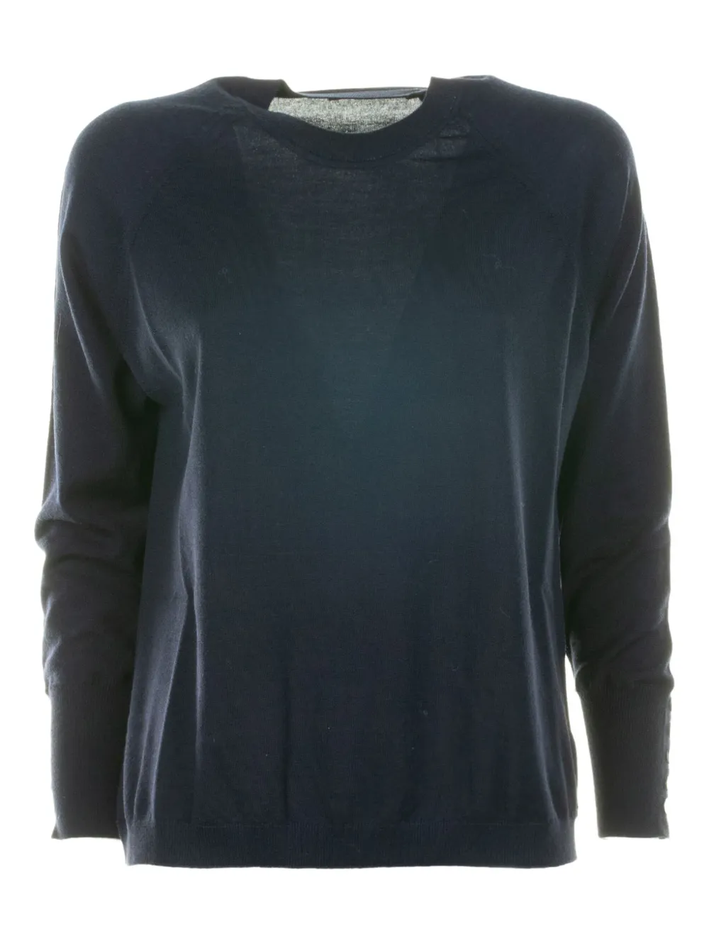 Alpha Studio Raglan-sleeves Sweater In Blue