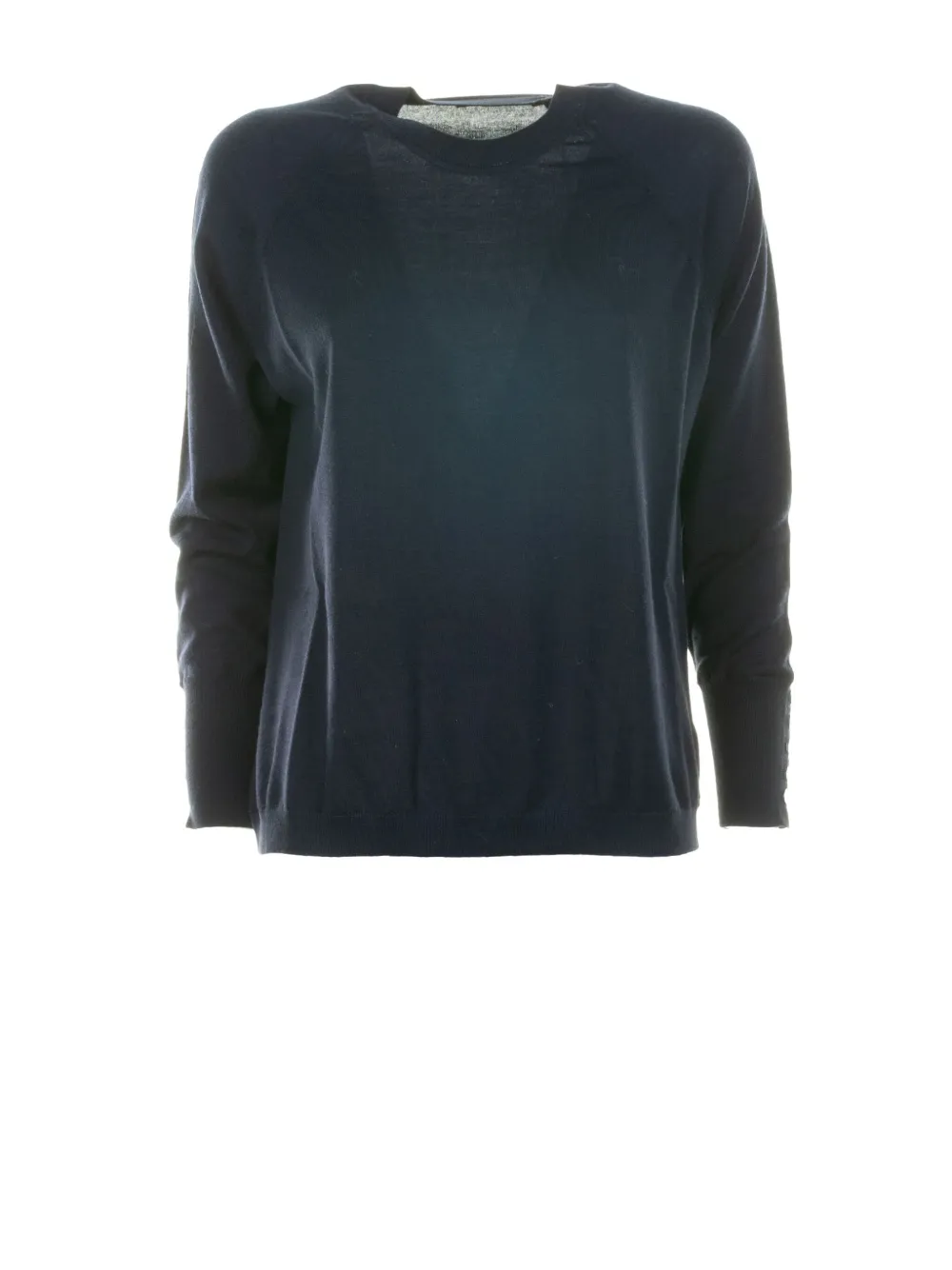 Alpha Studio Raglan-sleeves Sweater In Blue