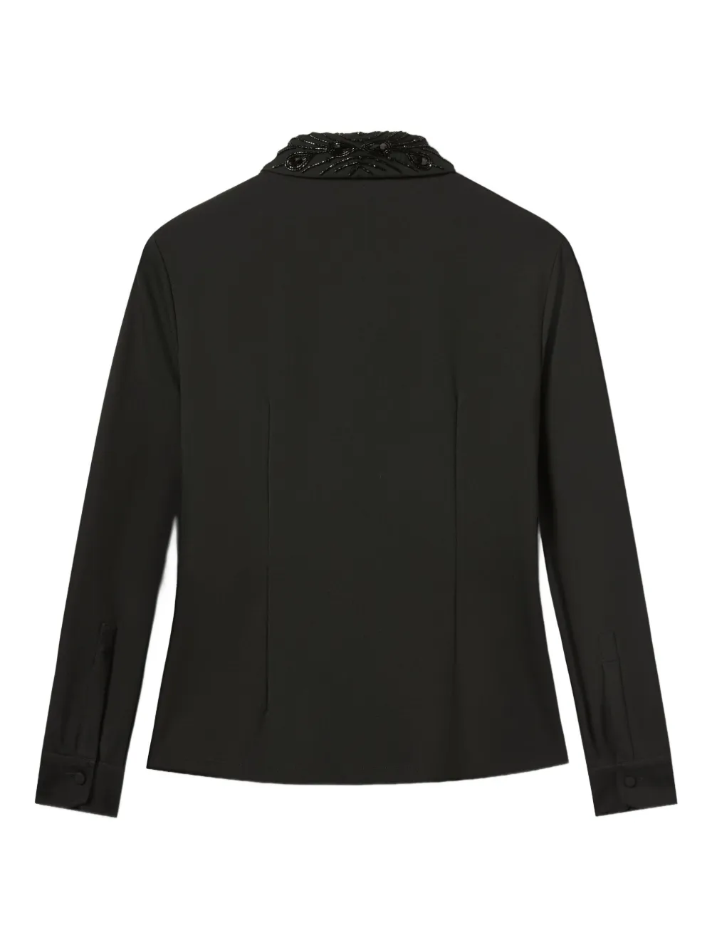 La DoubleJ blouse met kralen Zwart