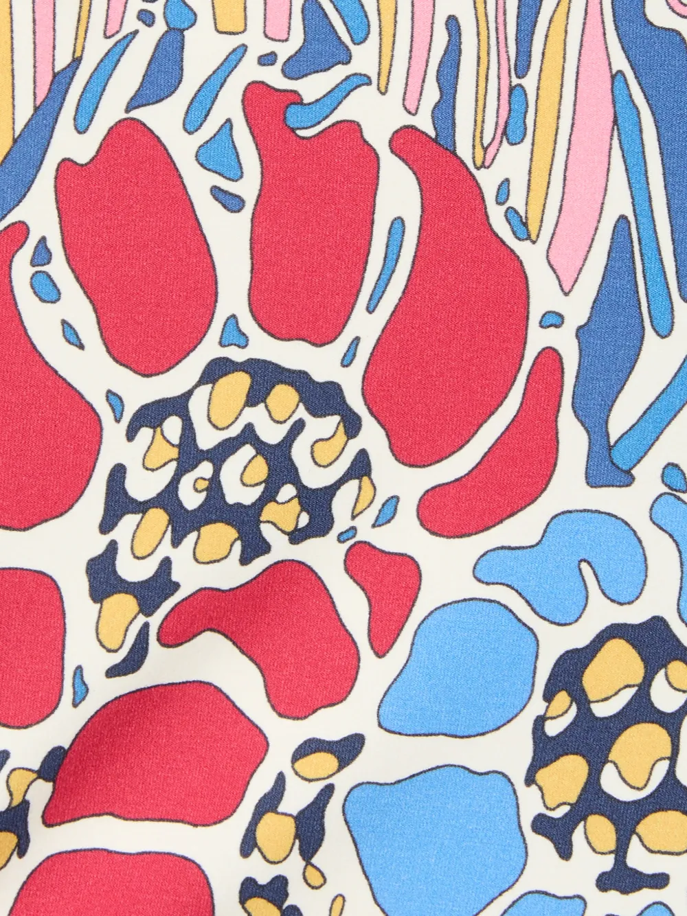 La DoubleJ Badpak met bloemenprint Beige